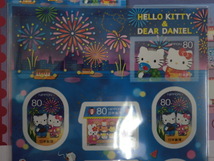 ◎グリーティング切手2012「夏のグリーティングHELLO KITTY&DEAR DANIELハローキティ＆ディアダニエル」平成24年」2シート額面1300円☆n17_画像9