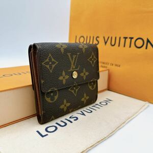 A61652【外観極美品】LOUIS VUITTON ルイヴィトン モノグラム　ポルトモネ ビエ カルトクレディ　三つ折り財布　ウォレット　M61652/SP0034