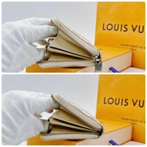 A2377【美品】LOUIS VUITTON ルイヴィトン ダミエ　アズール ジッピーウォレット ラウンドファスナー　長財布　ウォレット　N60019/VI1028_画像8