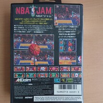 2312-80 SEGA MD 【 NBA JAM 】 レトロゲーム_画像2