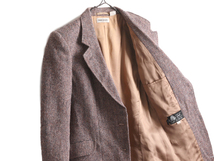 ほぼ デッドストック Marc D'alcy Paris ハリスツイード テーラード ジャケット レディース S 程/ Harris Tweed ブレザー ウール ツイード_画像5