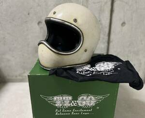 TT&CO トゥーカッター　フルフェイスヘルメット　メッキリム　ビンテージ加工品！tt&co オーシャンビートル　motostar bell500tx star2