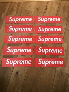 【 10枚セット 】 Supreme Box Logo Sticker シュプリーム ボックスロゴ ステッカー 新品未使用 正規品