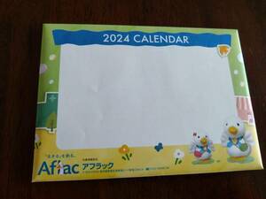 ◎未使用　AFLAC　2024　卓上カレンダー　アフラック　アヒル　非売品