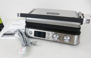 S145★DeLonghi デロンギ マルチグリル BBQ＆コンタクトグリルプレート CGH1011DJ 箱無し 通電のみ 現状品★12