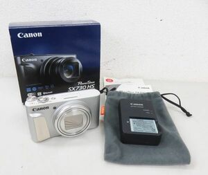 M366★Canon キャノン コンパクトデジタルカメラ PowerShot SX730 HS シルバー PSSX730HS(SL) SDカードなし 現状品★12