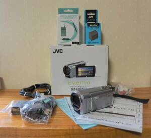 【美品・送料込】JVC　HiビジョンビデオカメラGZ-HM450フルセット