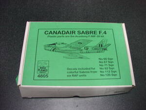 HIGH PLANES MODELS 1/48 F-86F セイバー 英国空軍 canadair sabre F4 F-86F-30 kit　プラモデル