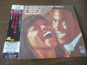 日本盤、紙ジャケ、帯付、良品■マーヴィン・ゲイ＆タミー・テイル【イージー】MARVIN　GAYE＆TAMMI　TERRELL■タミーとの３作目