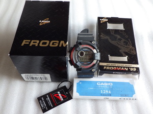 未使用　CASIO　G−SHOCK　FROGMAN99　Gショック　フロッグマン99　チタン　DW−8200BU−9AT　動作品　デッドストック　ｗ121602