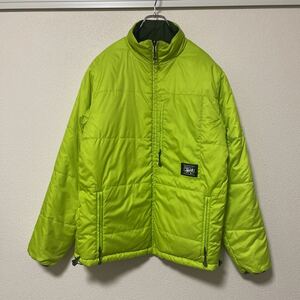 00s old stussy GEAR ステューシー 中綿ジャケット ナイロンジャケット サイズM リバーシブル 古着 アウター ストリート