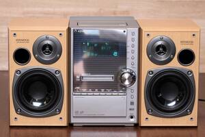 KENWOOD RXD-SL3MD　CD/MD/TUNER/TAPE　 ミニコンポ + スピーカー　4ヶ月保証