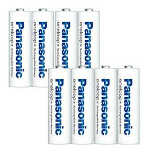 ★ネコポス込 Panasonic eneloop 充電池 エネループ 単3形 8個（単4や単3ミックスに変更可)★