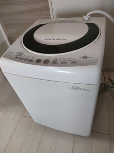 洗濯機 SHARP シャープ ES-T704 CLEAN＆SAVE 全自動洗濯機洗濯 容量7kg AIRBLOWDRY機能付