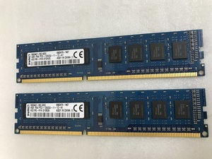 KINGSTON 1Rx8 PC3-12800U 8GB 4GB 2枚 8GB DDR3 デスクトップ用 メモリ 240ピン DDR3-1600 4GB 2枚 8GB DDR3 DESKTOP RAM