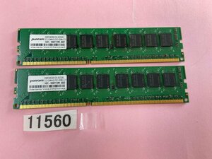 PANRAM PC3-12800E ECC 4GB 2枚 8GB DDR3-1600E 4GB 2枚セット PC3 12800E 4GB 2枚 デスクトップ用メモリ