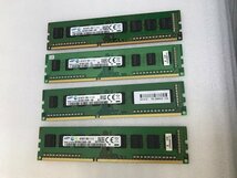 SAMSUNG 1RX8 PC3-12800U 4GB 4枚組 1セット 16GB DDR3 デスクトップ用 メモリ ECC無し DDR3-1600 4GB 4枚で 16GB DDR3 DESKTOP RAM_画像1