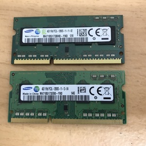 SAMSUNG 1Rx8 PC3L-12800S 8GB 4GB 2枚 8GB DDR3L ノートパソコン用メモリ DDR3L-1600 4GB 2枚 DDR3L LAPTOP RAM