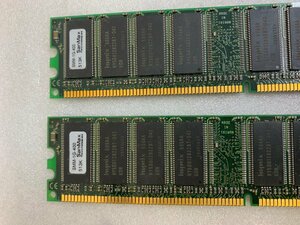 DDR1 PC3200 1GB 2枚 DR400-1G デスクトップ用メモリ