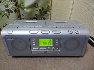 ソニー　AIWA　CD・ラジオ・Wカセット　(CDラジカセ)/CSD-W330　動作品　　わりと綺麗　