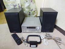 KENWOOD／ケンウッド CD/Bluetooth/USBレシーバー　R-K515(K-515) リモコン、スピーカー付　美品　 動作品_画像1