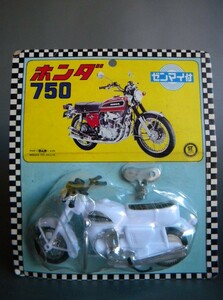 当時物 70's ★★HONDA ホンダ CB750 マルカ 白バイ !! ゼンマイ走行 旧車 バイク 本田技研工業 オートバイ 名車★★未開封 デッドストック