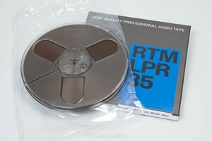 新品オープンリールテープ　RTM　LPR35　1/4インチ幅7号プラスチックリール　1巻B