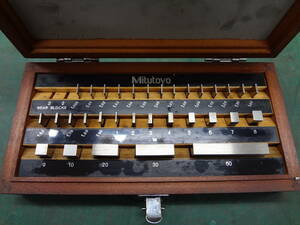 Mitutoyo　ミツトヨ　ゲージブロックセット　５１６－９６７　BM1-32-1