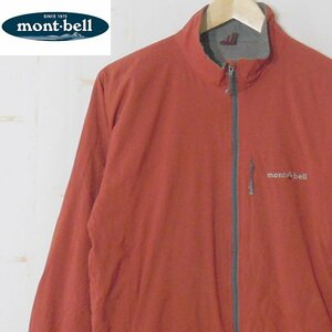 モンベルmont-bell■クリマライト ジップジャケット裏メッシュ■L■レッド ※NK3n17109