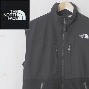 ノースフェイスTHE NORTH FACE■ポーラテック ジップアップ ベスト フリース×ナイロン 切替 NL-3505■L■ブラック ※NK3n17302