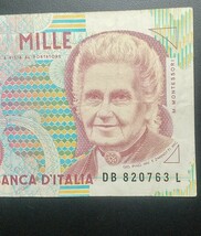 5048 イタリアの1000リラ紙幣_画像3