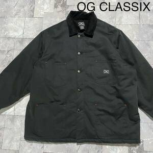 OG CLASSIX オージークラシックス ワークジャケット ストリート WORK JAKET USA 裏地フリース 襟コーデュロイ 中綿 サイズXL 玉FS1168