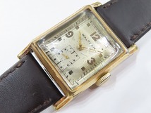 古いウォルサムの手巻時計 男女兼用サイズ 角型 スモセコ アンティーク_画像1