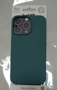 Holdit ブランド iPhone 13 Pro ケース カバー シリコン スマホ モスグリーン 緑 iPhone13Pro 