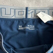 新品 未使用 タグ付き UNDER ARMOUR アンダーアーマー / 秋冬用 コールドギア レギンス / メンズ XL サイズ / ネイビー ロング タイツ_画像9