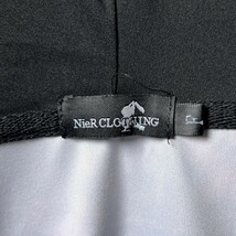 新品 未使用 NIER CLOTHING ニーア クロージング シャドーチェック ジップアップ パーカー アウター ユニセックス F サイズ 黒 トップス_画像9