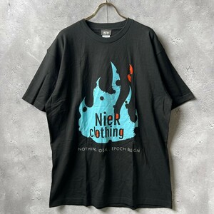 新品 未使用 / NieR CLOTHING ニーア クロージング / 半袖 Tシャツ トップス カットソー / ユニセックス XL サイズ / 黒 ブラック プリント