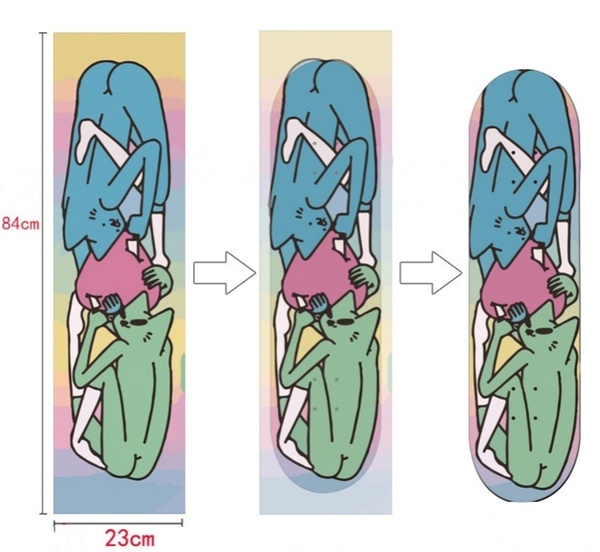 スケートボード スケボー デッキテープ　グリップテープ skateboard　B
