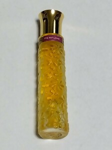 ◎POLA JASMINE PERFUME ポーラ ジャスミン 摺りガラス 花のレリーフ ミニボトル 香水瓶 内蓋未開栓