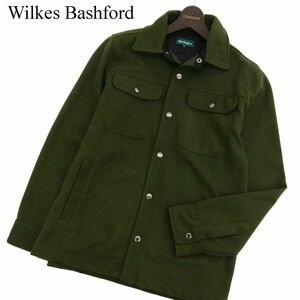 Wilkes Bashford タカキュー 秋冬 ウールライク ワーク CPO シャツ ジャケット Sz.M　メンズ　C3T10868_B#N