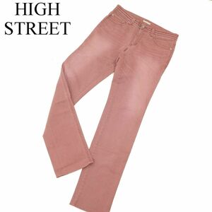 HIGH STREET ハイストリート 通年 USED加工★ ストレッチ スリム デニム パンツ ジーンズ Sz.S　メンズ 日本製　C3B04490_B#R