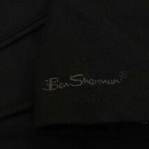 Ben Sherman ベンシャーマン 秋冬 ロゴ刺繍★ ミリタリー フィールド ジャケット ブルゾン Sz.L　メンズ 黒　C3T11410_C#N_画像4