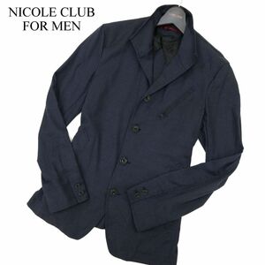 NICOLE CLUB FOR MEN ニコルクラブ フォーメン 通年 スタンドカラー ジャケット Sz.48　メンズ ネイビー　C3T11544_C#O