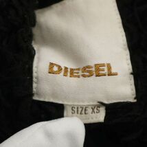 DIESEL ディーゼル 秋冬 裏ボア★ 中綿 スウェット ライダース ジャケット Sz.XS　メンズ グレー　C3T11802_C#N_画像5