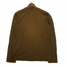 Paul Smith ポールスミス 通年 メインライン★ プリント ウール100% ニット セーター カットソー Sz.M　メンズ 茶色 日本製　C3T07129_8#F_画像5