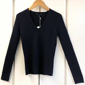 新品 RALPH LAUREN ウールリブニットトップス セーター(M)