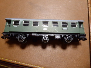 鉄道模型増設に最適メルクリンロング客車ＤＢ2号車１５センチ緑色貴重品美品