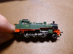 鉄道模型メルクリンZゲージ蒸気機関車４．５センチminiclubグリーン貴重品