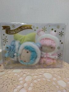 完全未開封美品 新品 サンリオ キキララ リトルツインスターズ 2010年製 ぬいぐるみ クマウサ くまうさ