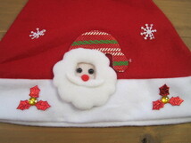 ♪定型外　クリスマス　帽子　サンタさん　1枚　新品　（0512）_画像2